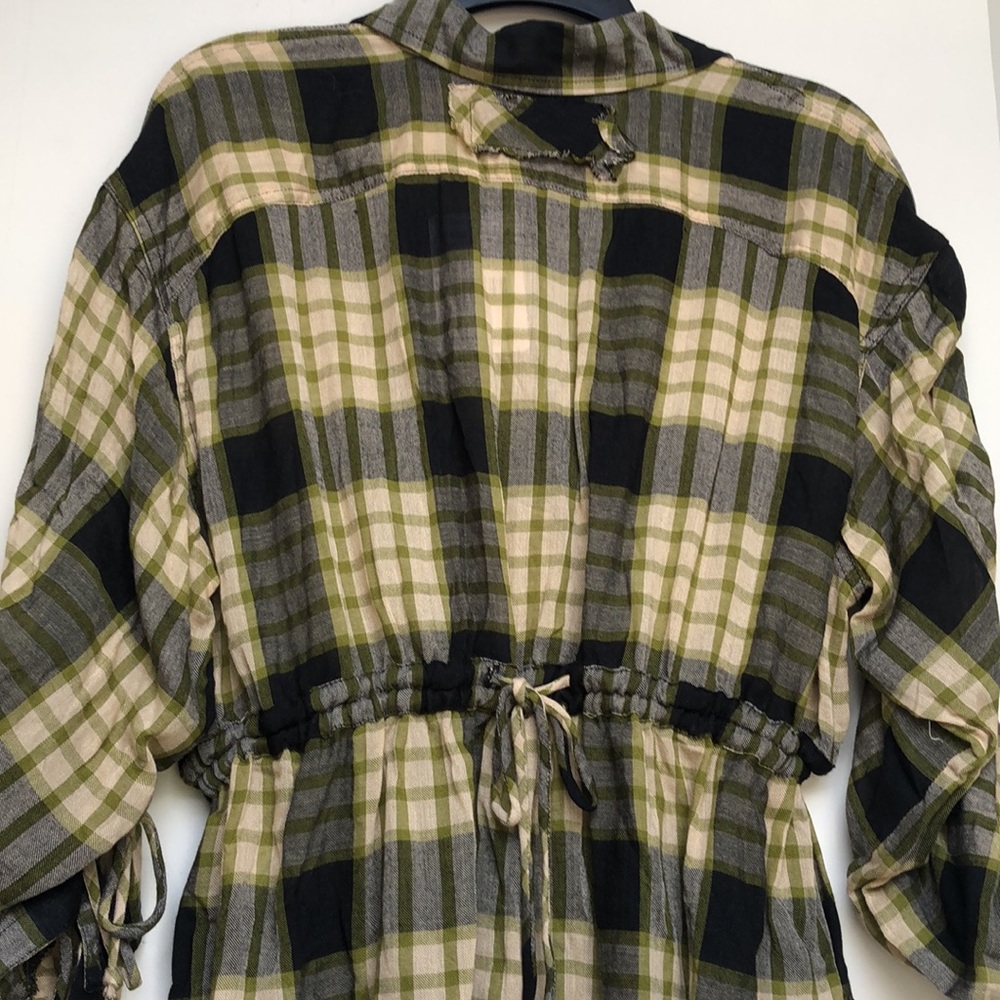 Free People Pacific Dawn Plaid Shirt - Picture 6 of 6